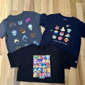 Kids video game T-shirt bundle (Size 5-6)